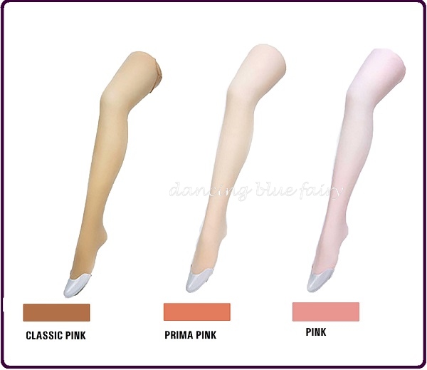 CONVERTIBLE PINK PRIMA PINK CLASSIC PINK DANCE TIGHT TIGHTS BALLET ...